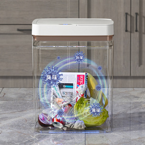 12L Automatic <strong>Sensor</strong> ABS Plastic <strong>Trash</strong> Can for Home Dining Room Electronic Waste <strong>Bins</strong> Bag for Garbage Disposal for Office Use - Product Image 5