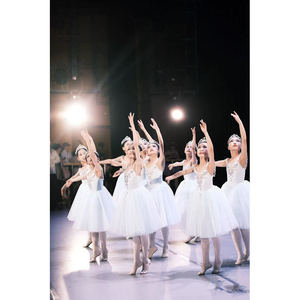 Nuevo Vestido Tutú Largo Azul Romántico Profesional con Tirantes para Ballet, Disfraces <span class=keywords><strong>de</strong></span> <span class=keywords><strong>Danza</strong></span> para Niñas, Ropa para Actuaciones - Product Image 2