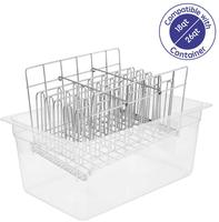 EVERIE Conteneur Sous Vide EVC-12 de 12 pintes avec couvercle à charnière pliable compatible avec Nano ou AN500-US00 convient également