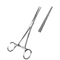 Pinces chirurgicales Kocher droites en acier inoxydable Hasni, 14 cm, pour artères, classe III, certifiées CE ISO