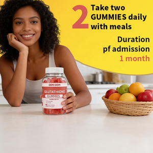 แอล-กลูตาไธโอน กัมมี่ รสสตรอว์เบอร์รี 60 เม็ด ไม่ใช้วัตถุดิบดัดแปลงพันธุกรรม สำหรับผู้ใหญ่ อาหารเสริมเพื่อสุขภาพ สำหรับคนทานมังสวิรัติ |   ผู้ผลิต OEM/ODM รับผลิตสินค้าภายใต้แบรนด์ของลูกค้า จำหน่ายสินค้าจำนวนมาก - Product Image 3