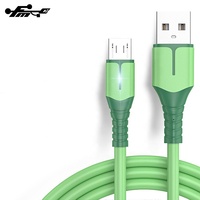 Kabel Usb pengisian daya cepat untuk ponsel, harga pengiriman pabrik, pengisi daya Cepat 3A logam PVC standar Micro Usb Mobile, ponsel TPE