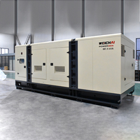   Générateur diesel silencieux 400 kVA triphasé 320 kW insonorisé pour l'alimentation de secours des hôpitaux et des écoles