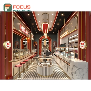 Exhibidor de Café Profesional de Múltiples Niveles, Estante de Exhibición de Tazas para Minoristas, Exhibidor de Productos con Respaldo de Listones de Madera - Product Image 4