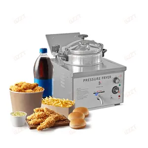 Friteuse électrique à pression d'huile de dinde Friteuse à pression de poulet Friteuse électrique à pression de comptoir pour poulet en Malaisie