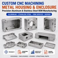 Layanan Pemesinan CNC Kustom, Part CNC Baja Anti Karat, Casing Logam Presisi Aluminium, Produsen OEM