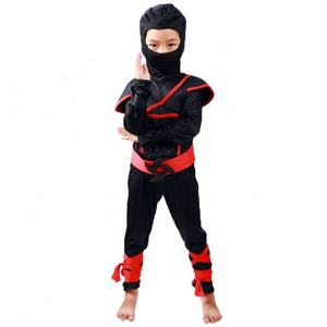 Divertido Disfraz <span class=keywords><strong>de</strong></span> Ninja <span class=keywords><strong>Akatsuki</strong></span> para Niños, <span class=keywords><strong>Traje</strong></span> para Múltiples Actuaciones, para Carnaval y Halloween, Incluye Top y Pantalón - Product Image 4