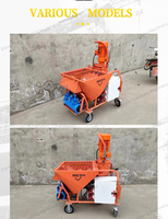 Machine automatique de plâtrage de murs Pulvérisateurs de ciment pour mortier Machine de pulvérisation de plâtre pour gypse