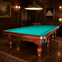 Table de billard Stellarway 12ft 10ft 9ft, billard russe, taille standard, ardoise 50mm, coussin en acier