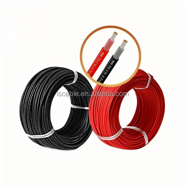 DC Solar Cable 4mm 6mm 10mm Single Core UL Listed Wire for PV System Installation
