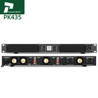 Paulkitson Toptan PK435 4 Kanal 4X3500W 4 Ohm Metal Profesyonel D Sınıfı Yüksek Çözünürlüklü Ses Güç Amplifikatörü