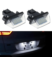 Eclairage de plaque d'immatriculation à LED pour Citroën C3 C4 C5 Berlingo Saxo Xsara Picasso Pour Peugeot 206 207 306 307 308 5008
