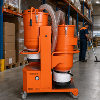Aspirateur industriel à haute aspiration ROCKBEST VSW75 380V, extracteur de poussière pour le ponçage du béton, projets de construction
