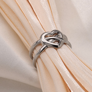 Nuovo Anello da Donna in Acciaio Inossidabile Placcato Oro con Lettera 'Mama' a Forma di Cuore, Personalizzabile, alla Moda, Vendita all'Ingrosso - Product Image 3