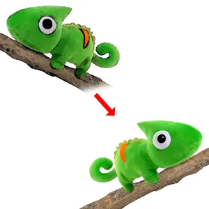 Niedliche Cartoon Eidechse Gefüllte Plüsch puppe Spielzeug für Kinder Jungen Lacertid Gecko Chamäleon Plüsch tier Juguetes de Peluche