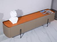 Meuble TV moderne et minimaliste le plus vendu pour salon et chambre à coucher, en bois massif. Conception durable et écologique directement de Chine