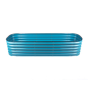 Panier de plantation modulaire de qualité supérieure avec conception empilable pour lit de fleurs surélevé extérieur dans l'usine de jardin produit - Product Image 5