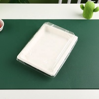 Emballage personnalisé Bento Plateau personnalisé Sushi canne à sucre bagasse Emballage alimentaire à emporter Boîte d'emballage jetable Rouleau Sushi