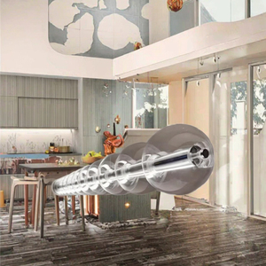 Lámpara de Barra Táctil de Aluminio y Vidrio con Fuente de Luz LED para Restaurantes y Bares - Product Image 3