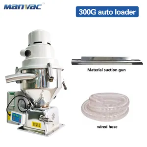 300G Automatic Plastic Resin Material Feeding Hopper Vacuum Suction Feeder Auto Loader For Injection Blowing Molding Machine