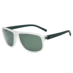 Lunettes de soleil pour hommes, rectangulaires, polarisées, UV400, monture intégrale, rétro, lunettes de soleil d'extérieur - Product Image 3