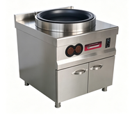 Four à induction rotatif automatique robuste pour la cuisson des pains frits, idéal pour les stations de cuisson en cuisine ouverte d'hôtel