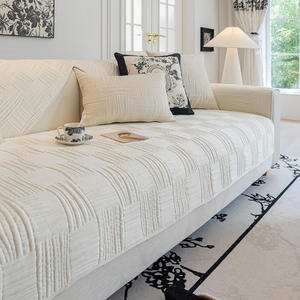 SKYZ Crystal Super Soft Cotton <b>Sofa</b> Cushion Pad Type Solid Color Geometric Pattern Modular <b>Sofa</b> <b>Cover</b> Summer 2023 - Product Image 3