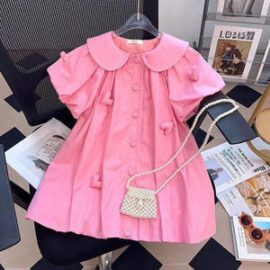 Agente de Compras 1688 Siempre en Línea para Vestido de Manga Abullonada, Nuevo Vestido de Princesa de Verano para Niña con Cuello de Muñeca - Product Image 4