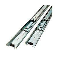 Glissières de tiroir professionnelles en alliage d'aluminium de 14 pouces à ouverture par pression avec roulement à billes pour armoires de cuisine et placards sans poignée