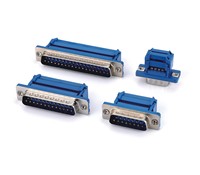 Connecteur mâle DB IDC 9P 15P 25P 37P à sertir, borne à pression en cuivre plaqué or, fiche DB IDC pour assemblage de câble plat