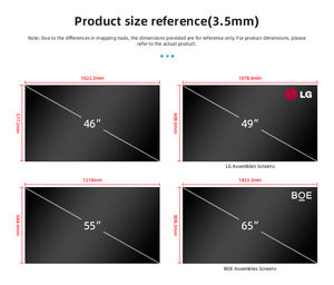 Écran LCD à bordure ultra-étroite de <span class=keywords><strong>65</strong></span> 55 49 46 <span class=keywords><strong>pouces</strong></span>, adapté aux métros/aéroports et aux centres commerciaux, mur vidéo LCD - Product Image 6