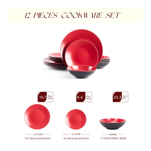 Semtember Promotion High End Kitchen Stoneware Plates Set Round Ins Style Ceramic Plates Low Price Stoneware Dinner Set for Home - Product Image 3