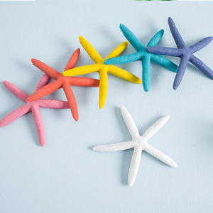 Décoration murale en résine en forme d'étoile de mer, 12 cm, mélange de couleurs, réutilisable, accessoire de toile de fond pour mariage - Product Image 1