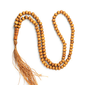 8Mm Gỗ Cầu Nguyện Hạt Vòng Đeo Tay Hồi Giáo Tasbih Subhah Cho Nhà Thờ Tặng Bí Tích Rửa Tội Và Kỷ Niệm Tôn Giáo Phong Cách Cho người Hồi Giáo - Product Image 3