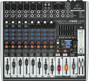 มิกเซอร์ Behringer <span class=keywords><strong>XENYX</strong></span> X1222USB ระดับพรีเมียม 16 อินพุต 2/2-บัส พร้อมไมค์พรีแอมป์ คอมเพรสเซอร์ อีควอไลเซอร์แบบอังกฤษ โปรเซสเซอร์มัลติเอฟเฟค 24 บิต รองรับ USB/เสียง - Product Image 2