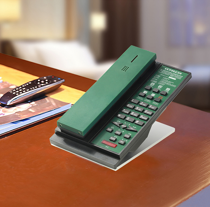 COTELL Hotel Cordless Telephone Green 2.4G Digital Transmission Phone Message Replay Clear Call Hotel Business Phone