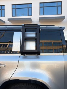 Scala Laterale Pieghevole Bloccabile Rinforzata per Fuoristrada, Ricambi per Modifiche Auto Land <span class=keywords><strong>Rover</strong></span> <span class=keywords><strong>Defender</strong></span> 90 110 130 2020-2026 - Product Image 5