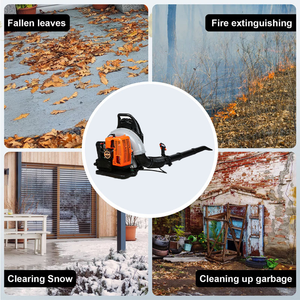 BSM Blower Ransel Bertenaga Bensin 2-tak Tekanan Tinggi 3kW untuk Daun & Salju dengan Garansi 1 Tahun - Product Image 3