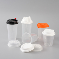 Gobelets en plastique transparent givré de 90 mm de qualité supérieure, 120 unités ℃   Résistant