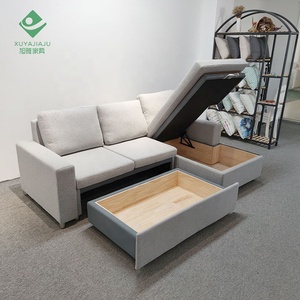 Salon Canapé-lit avec rangement pour le Canada <span class=keywords><strong>Tiroir</strong></span> design couleur blanche Canapé sectionnel canapé - Product Image 2