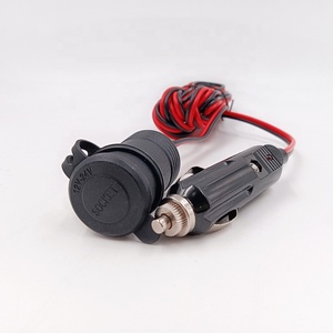 Thuốc lá nhẹ hơn mở rộng dây xe DC cắm điện 12/24V Nam cắm vào ổ cắm nữ - Product Image 2