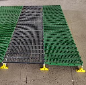 Piso de listón de plástico de cerdo de 600*600mm de <span class=keywords><strong>alta</strong></span> calidad de PP de ingeniería utilizado para jaulas de animales - Product Image 5