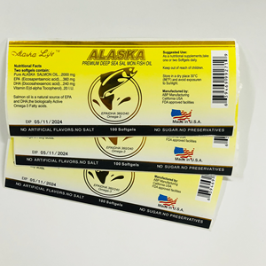 Custom Roll Logo goffrato lamina d'oro adesivi biodegradabili imballaggio impermeabile per cosmetici flaconi Spray con stampa personalizzata - Product Image 2