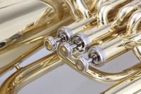 Quality BB Key Euphonium with Gold Lacquer Finish 3+1 Pistons Portable Design Hard Case Included