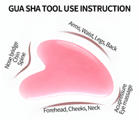 Ensemble de rouleau et de gua sha en résine écologique, outil de massage facial anti-âge, étiquette privée, gua sha et rouleau pour le drainage lymphatique