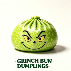 ของเล่นบีบกวนรูปกรินช์เรืองแสงในที่มืด ของเล่นบีบอัดนุ่มนิ่ม ของเล่นคลายเครียด ของเล่นเสริมพัฒนาการทางประสาทสัมผัส สำหรับเด็กและผู้ใหญ่ ของขวัญคริสต์มาส - Product Image 4