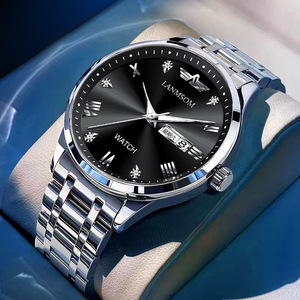 Nouvelle montre pour homme - montre-bracelet pour homme - montre calendrier étanche transfrontalière en gros - Product Image 2
