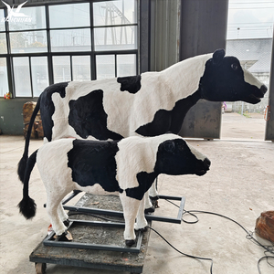 Modèle de vache animatronique réaliste pour la simulation de la <span class=keywords><strong>vie</strong></span> des animaux de ferme, idéal pour les zoos, les musées et les parcs d'attractions - Product Image 3