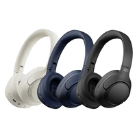 Audífonos de Diadema QCY H3 con Reducción de Ruido Activa ENC ANC, Jack de Audio de 3.5mm de Alta Resolución, Conexión con Cable e Inalámbrica por Bluetooth 5.4, Ecualizador (EQ), 2.4G