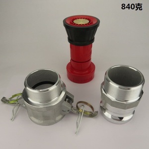 Buse de tuyau d'incendie industriel robuste de 2 pouces, flexible, à débit constant, à brouillard, avec verrouillage à came en aluminium - Product Image 5